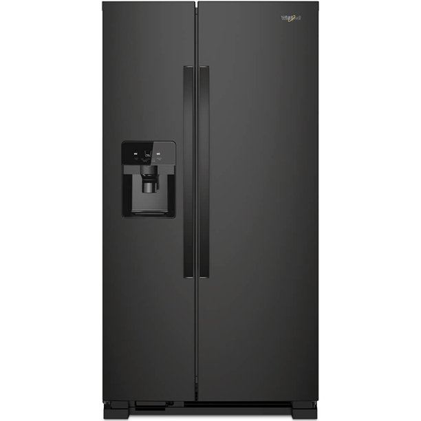 Whirlpool 25 cu ft. SidebySide Refrigerator in Black
