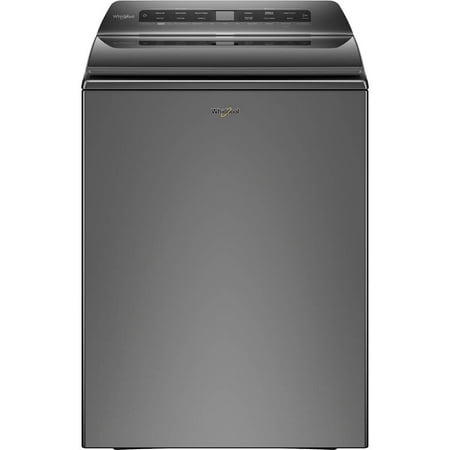 Whirlpool - 4.8 Cu. Ft. Smart Top Load Washer with Load & Go Dispenser - Chrome Shadow