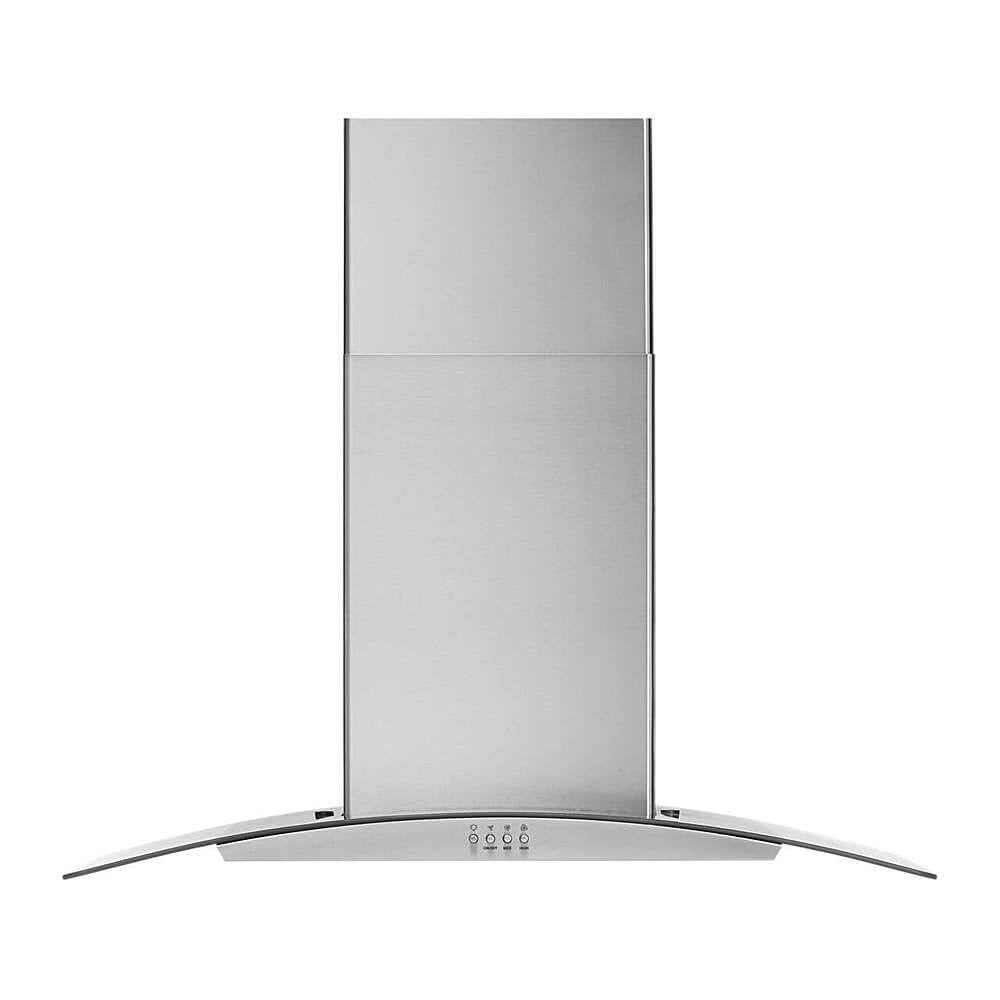 Whirlpool WVW51UC6LS 36 inch Stainless Curved Glass Wall Mount Canopy