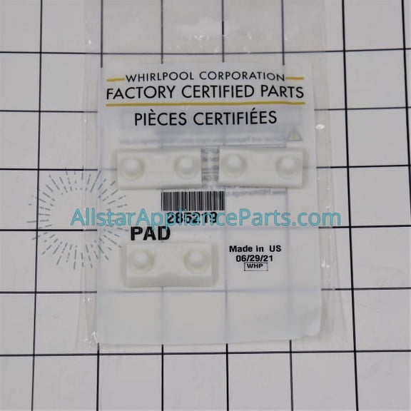 Whirlpool Washing Machine Suspension Snubber Pad 285219