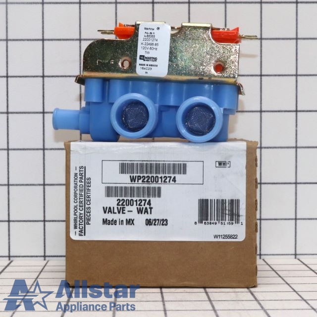 Whirlpool Washing Machine Water Inlet Valve WP22001274