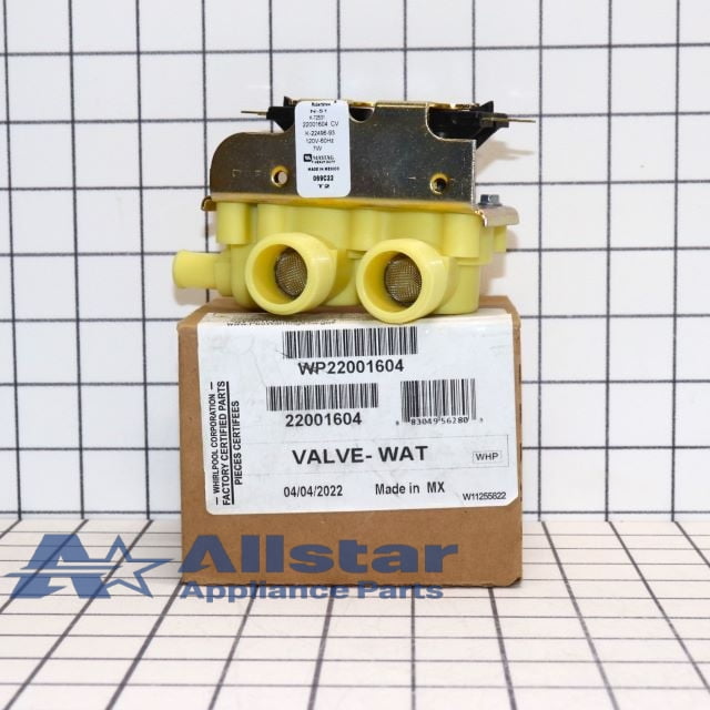 Whirlpool Washing Machine Water Inlet Valve WP22001604