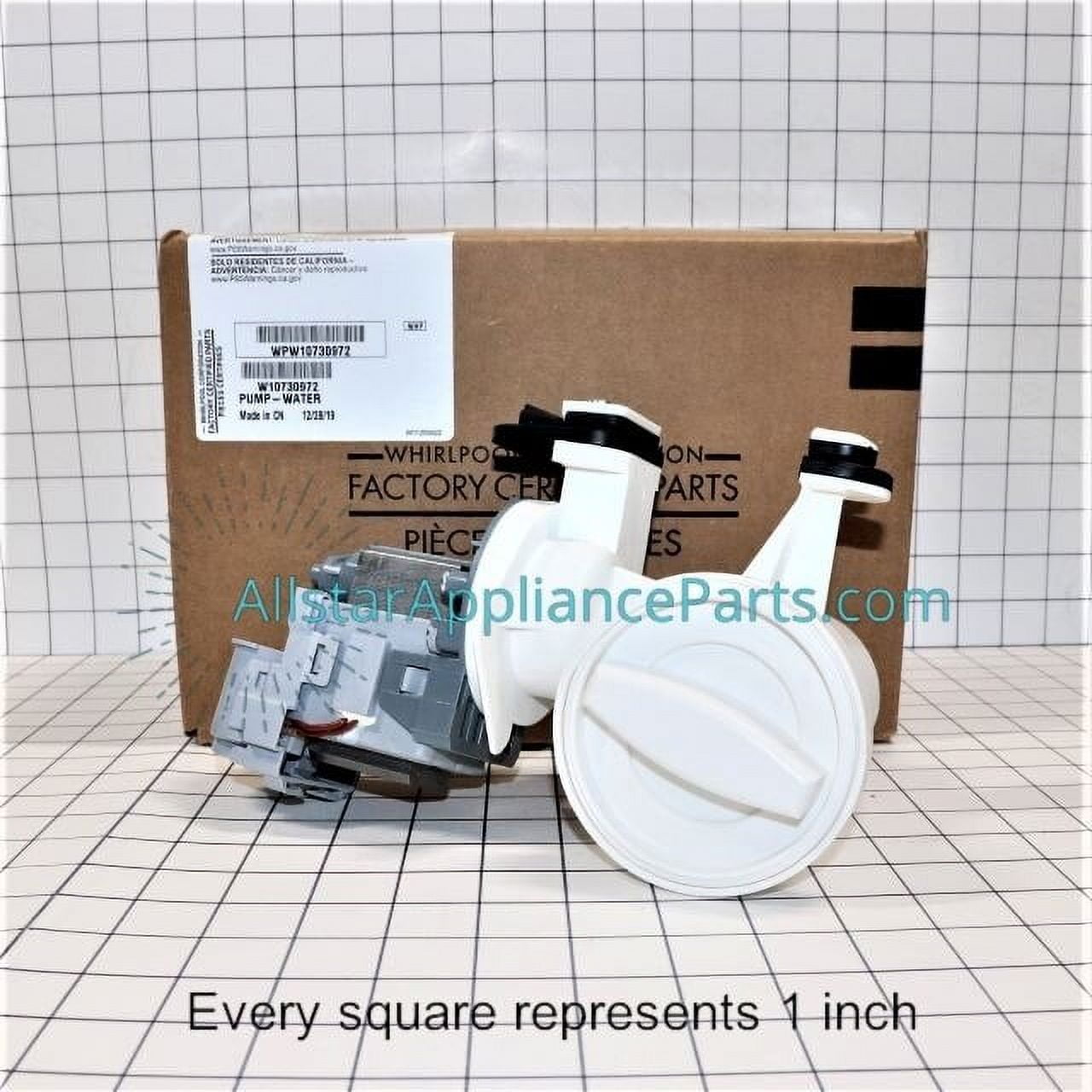 Whirlpool Washing Machine Water Pump WPW10730972