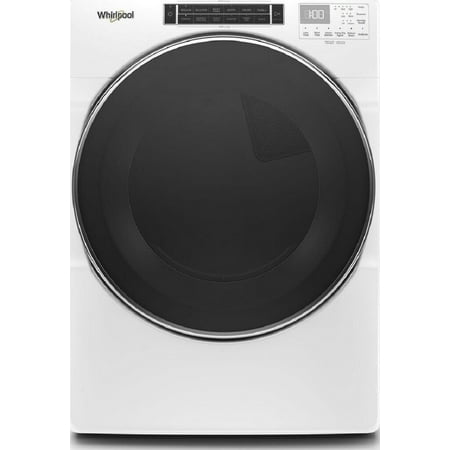 Whirlpool - 7.4 Cu. Ft. Stackable Electric Dryer with Steam and Intuitive Controls - White