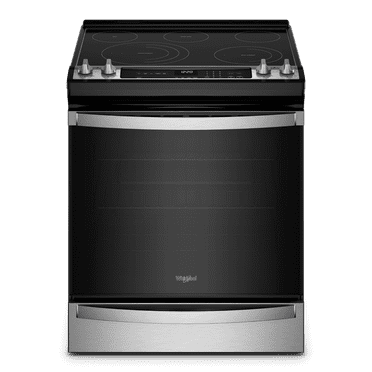 Whirlpool Wee745h0l 30" Wide 6.4 Cu. Ft. Slide In Electric Range - Stainless Steel