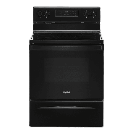 Whirlpool - 5.3 Cu. Ft. Freestanding Electric Range with Keep Warm Setting - Black