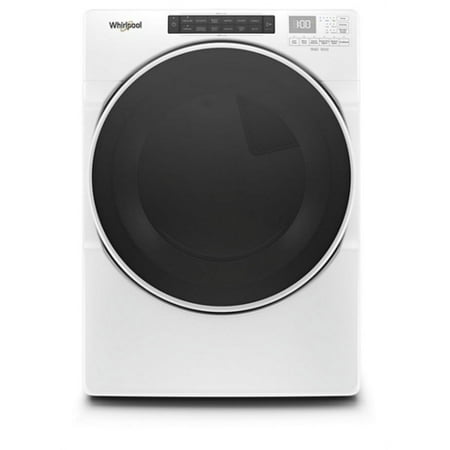 Whirlpool - 7.4 Cu. Ft. Stackable Gas Dryer with Steam and Wrinkle Shield Plus Option - White