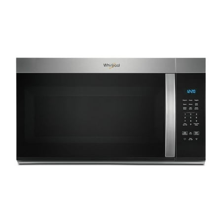 Whirlpool - 1.7 Cu. Ft. Over-the-Range Microwave with 1000-Watts Cooking Power - Stainless Steel