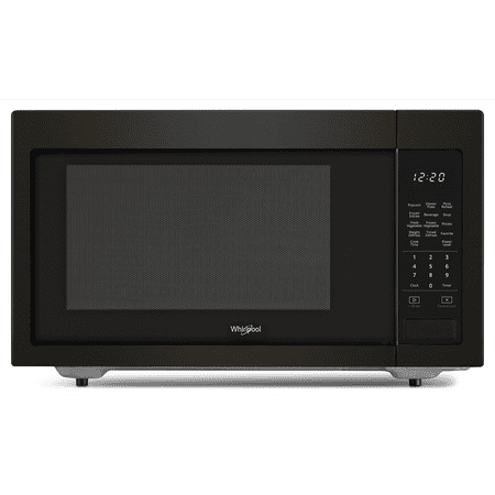 Whirlpool - 1.6 Cu. Ft. Microwave with Sensor Cooking - Black Stainless Steel