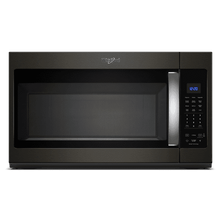 Whirlpool - 1.9 Cu. Ft. Over-the-Range Microwave with Sensor Cooking - Black Stainless Steel