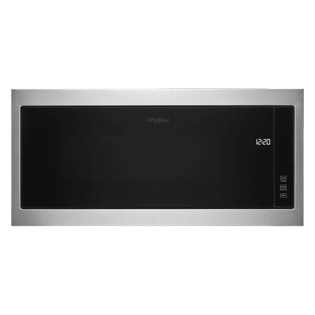 Whirlpool - 1.1 Cu. Ft. Built-In Microwave with Slim Trim Kit - Stainless steel