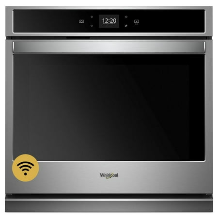 Whirlpool - 27" Built-In Single Electric Wall Oven - Stainless Steel