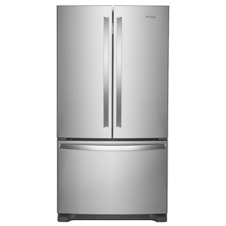 Whirlpool - 25.2 Cu. Ft. French Door Refrigerator with Internal Water Dispenser - Stainless Steel