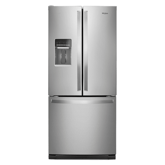 Whirlpool Wrf560seh 30" Wide 19.7 Cu. Ft. French Door Refrigerator - Stainless Steel