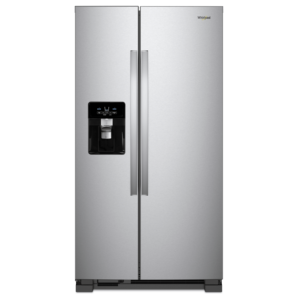 Whirlpool Wrs325sdh 36" Wide 24.55 Cu. Ft. Side By Side Refrigerator - Stainless Steel - image 1 of 5