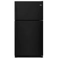 thumbnail image 1 of Whirlpool Wrt311fzd 33 Inches Wide 20.51 Cu. Ft. Top Mount Refrigerator - Black, 1 of 5