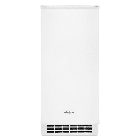 Whirlpool - 15" 29-Lb. Freestanding Icemaker - White