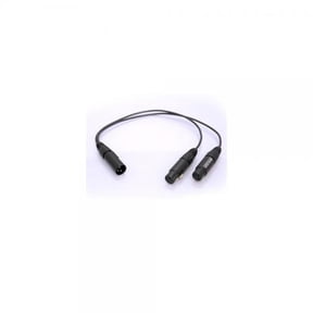 Whirlwind 1.5' XLR Male to 2 XLR Female Y Adapter Cable