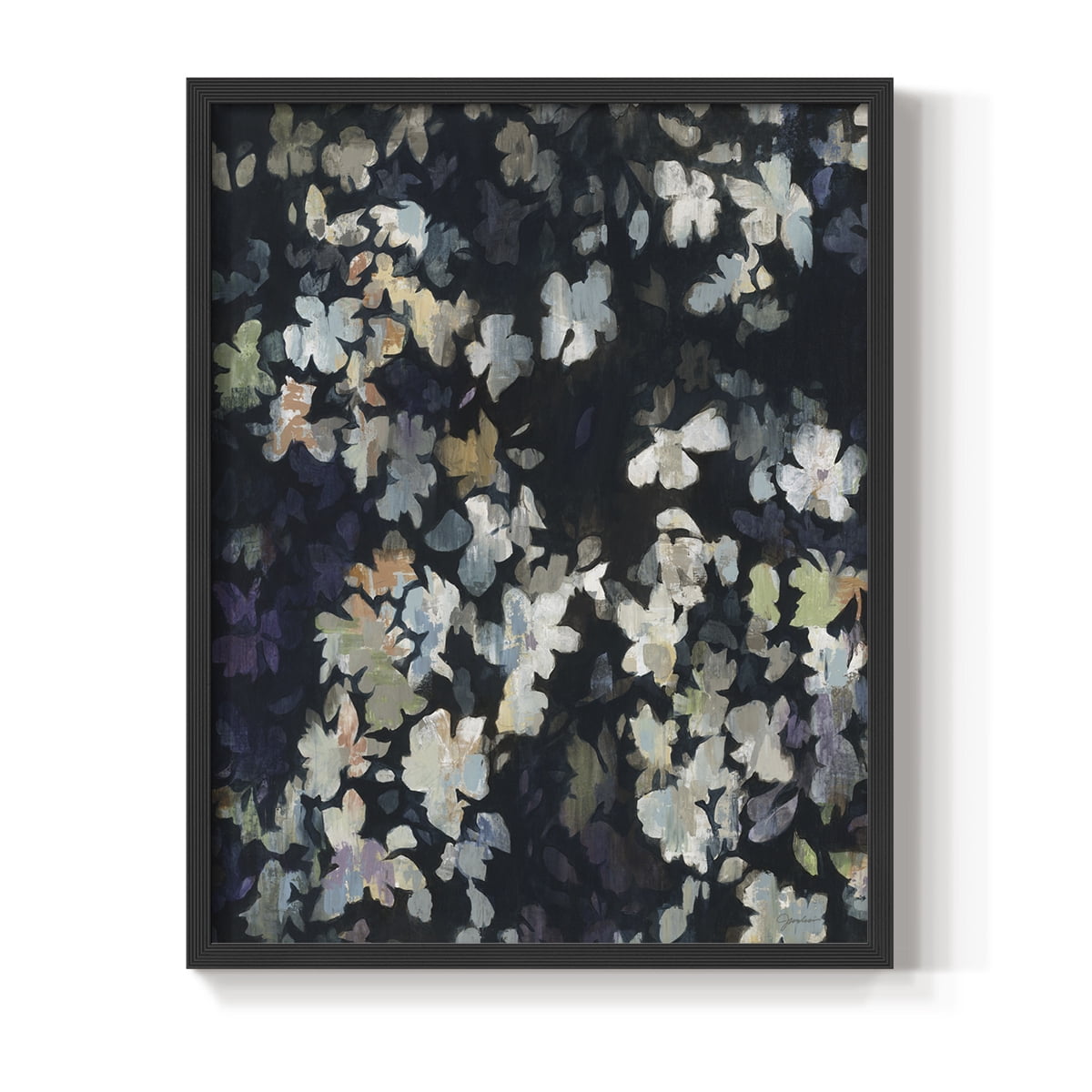 Whirlwind Framed Print in Black Solid Wood 11 x 14 Framed Print