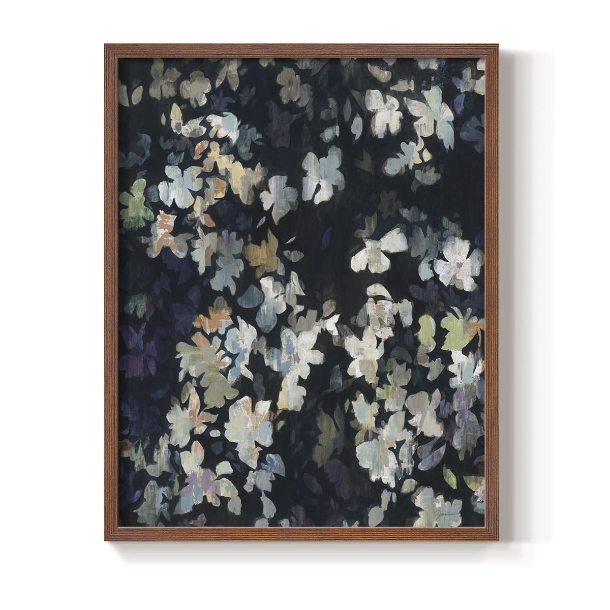 Whirlwind Framed Print in Brown Solid Wood 11 x 14 Framed Print