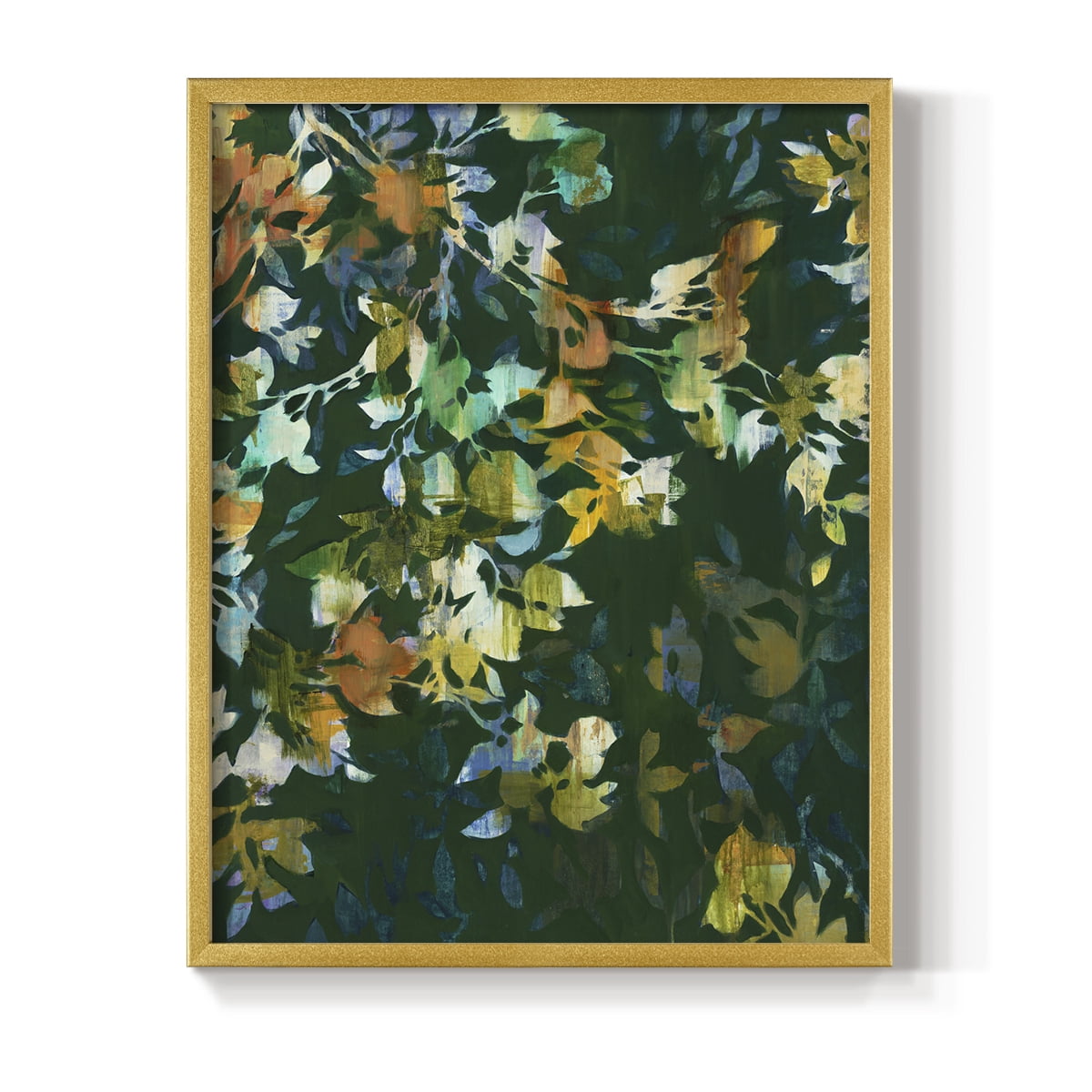 Whirlwind II Framed Print in Gold Solid Wood 22 x 28 Framed Print