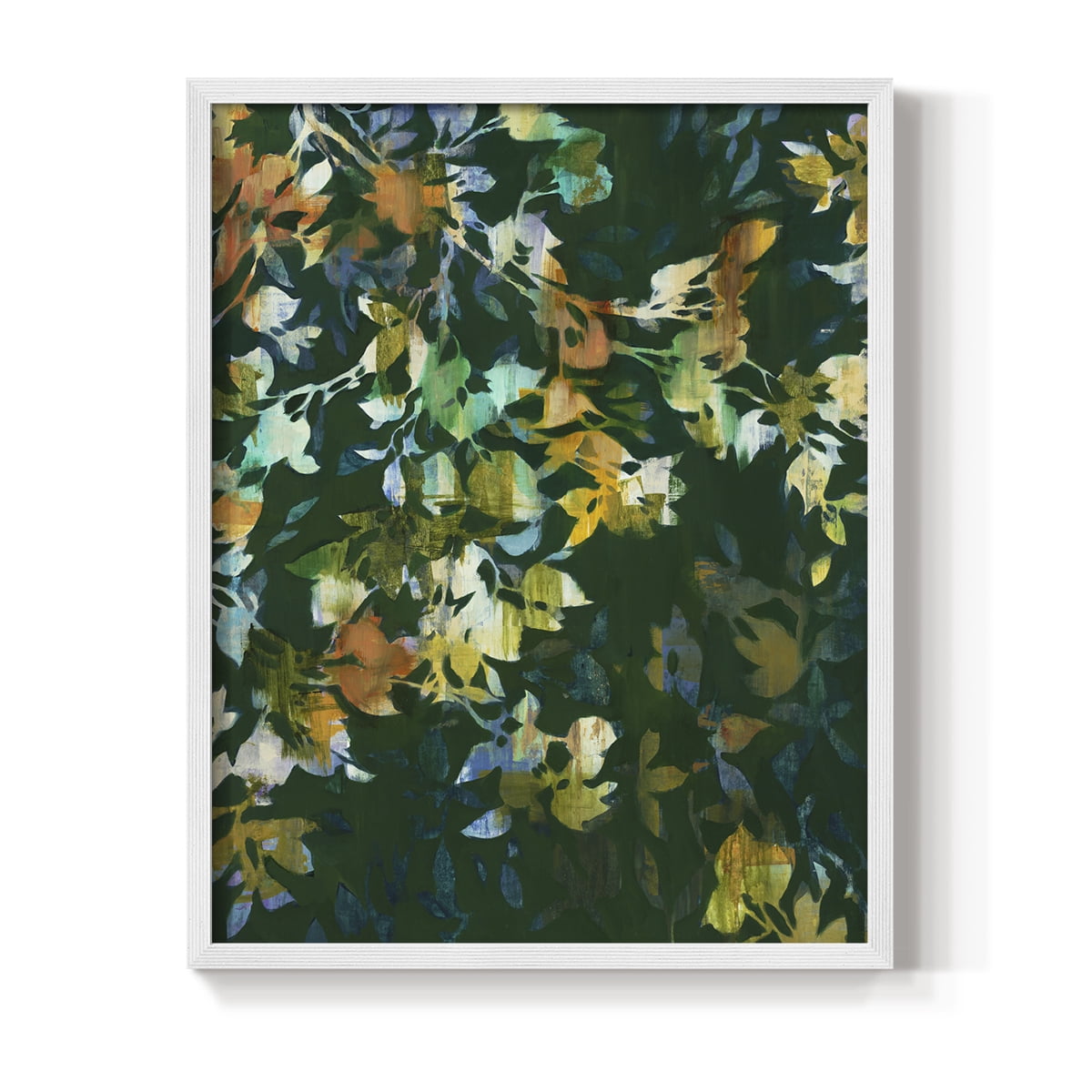 Whirlwind II Framed Print in White Solid Wood 11 x 14 Framed Print