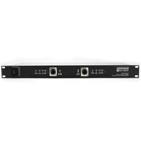 Whirlwind MCM1004 1 RU 2x Cat5e to OpticalCON Quad Multimode Media Converter