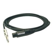 Whirlwind MK3 3 XLR Female to 1/4" TS Male 3-pin Unbalanced Microphone Cable