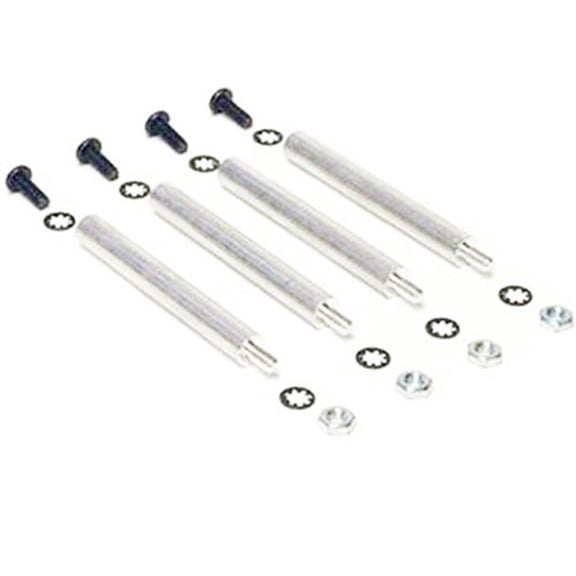 Whirlwind Mass Punch Block Mounting Kits for MPB-16 Puch Block, Includes 3" Standoffs, Screws, Nuts, Washers