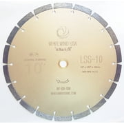 Whirlwind USA LSS 10 Inch Diamond Dry or Wet Cutting Saw Blade 10"