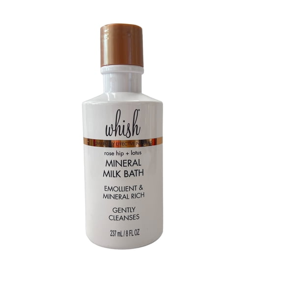 Whish Mineral Milk Bath Rosehip + Lotus 8 fl oz