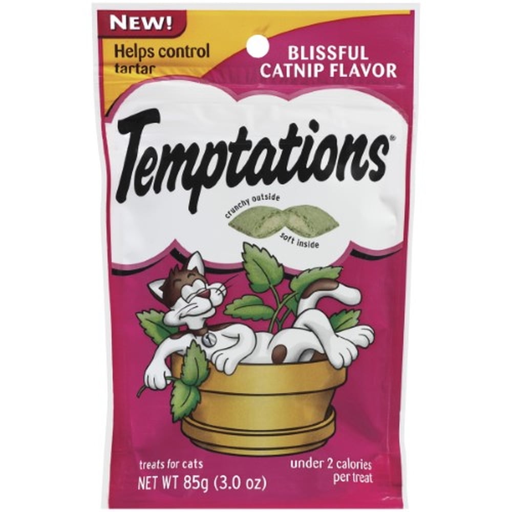 Whiskas Temptations Blissful Catnip Cat Treats 3 oz (Pack of 2)