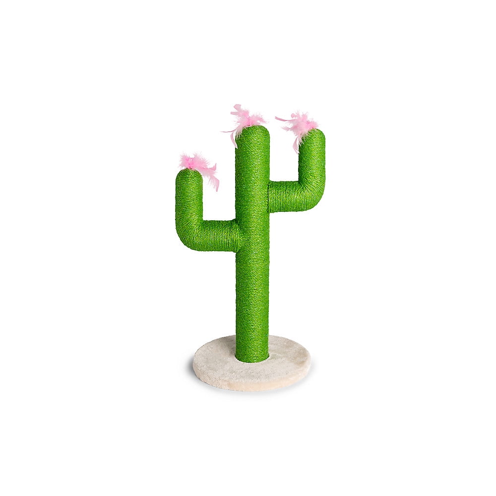 Whisker City 26 in Green Cactus Cat Scratching Post New Walmart