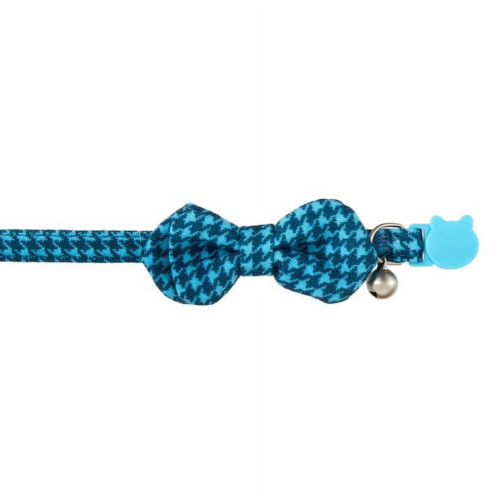Whisker City® Houndstooth Bow Tie Easy Release Cat collar, Kitten