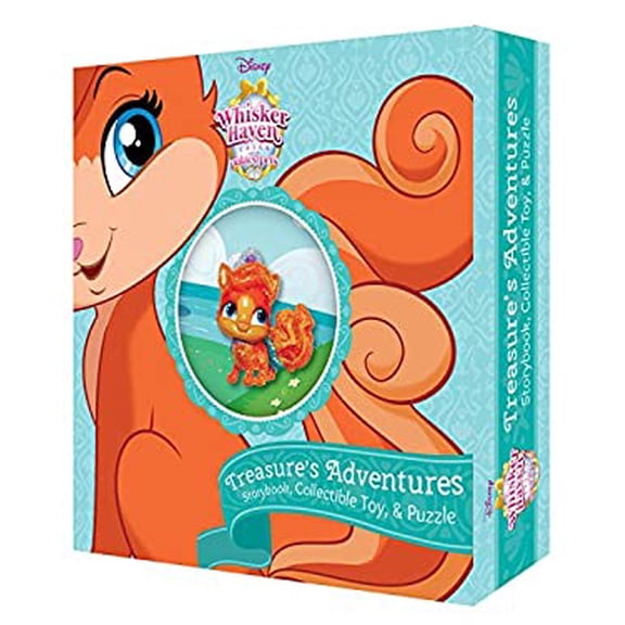 Pre-Owned Whisker Haven Tales with the Palace Pets: Treasure's Adventures (Storybook Plus Collectible Toy) (Hardcover) 1484746481 9781484746486