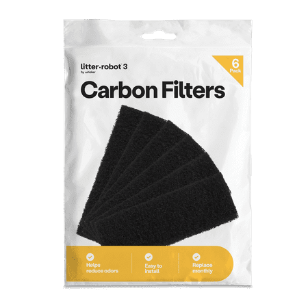 Whisker - Litter-Robot 3 Carbon Filters - 6 Pack