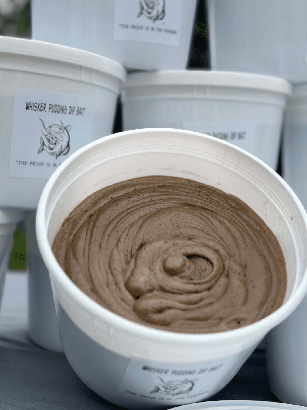 Whisker Pudding Dip Bait Half Gallon Tub