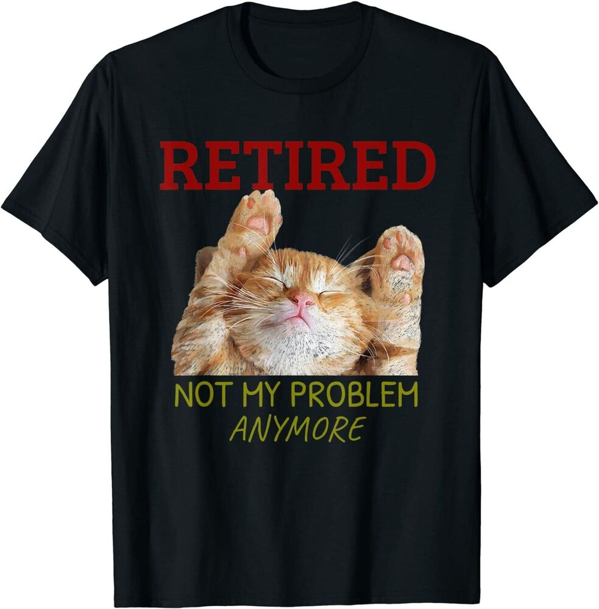 Whisker Wonderland Retirement Cat Tee for Purrfectly Pampered Felines