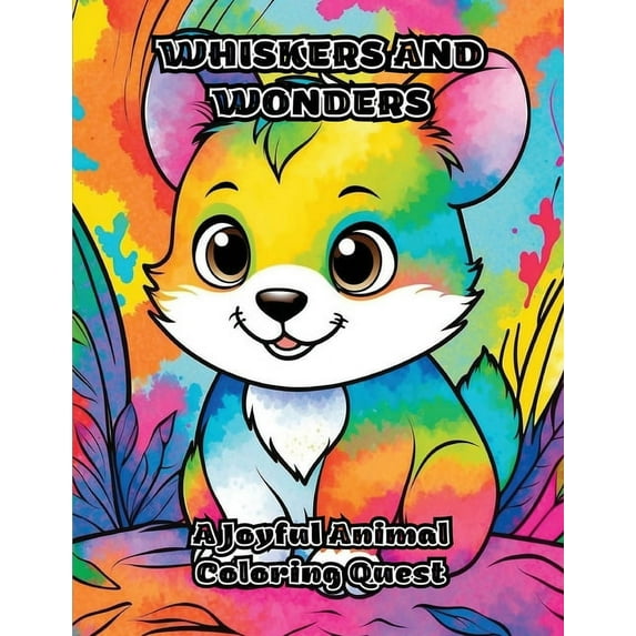Whiskers and Wonders: A Joyful Animal Coloring Quest, (Paperback)