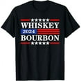 Whiskey 2024 Bourbon America Flag Democrat or Republican TShirt