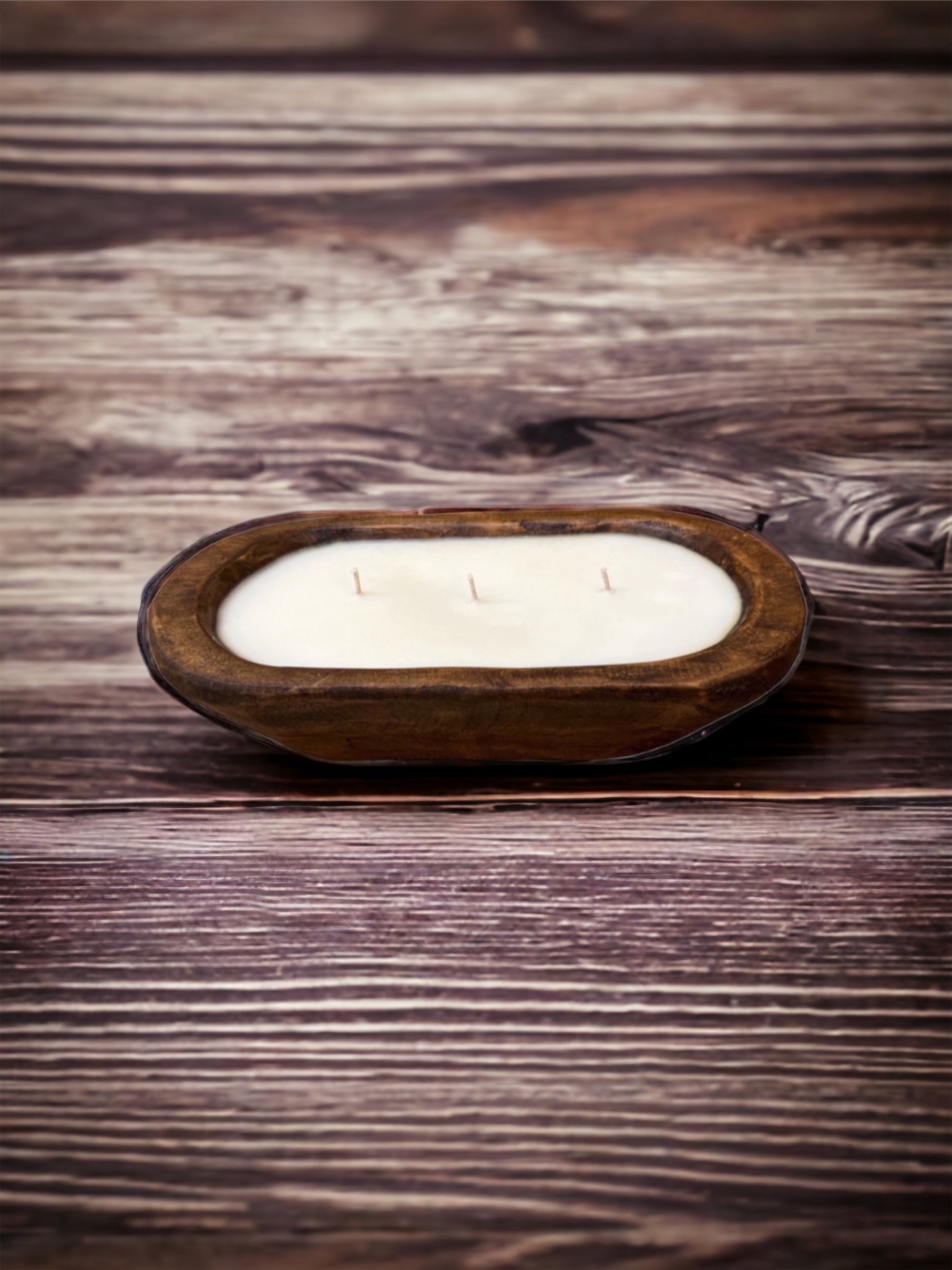 Whiskey 3Wick Dough Bowl Candle