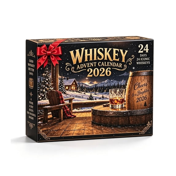 Whiskey Advent Calendar Box, 24 Days Christmas Countdown Gift Box for ...
