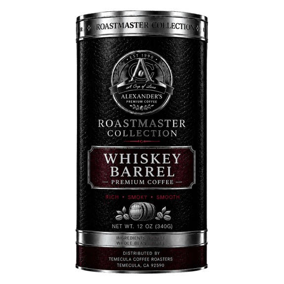 Whiskey Barrel Aged Coffee (12oz, Espresso)