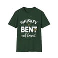 thumbnail image 1 of Whiskey Bent Veil Bound Fiance Gift Engaged Bachelorette Party Future Mrs Unisex Softstyle T-Shirt, 1 of 4