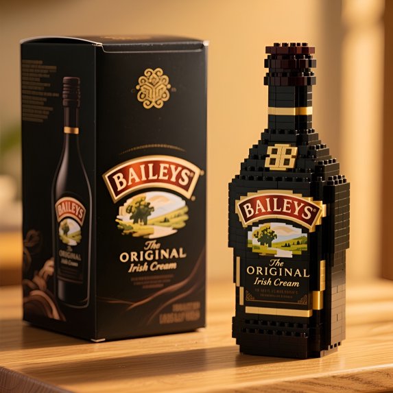 Whiskey Bottle Building Blocks, High-end Simulation Liquor Bottle ...