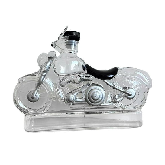 Whiskey Bottle Decorative Glass Decanter Novelty Storage Borosilicate for Dad Home Bar Restaurant Aesthetic