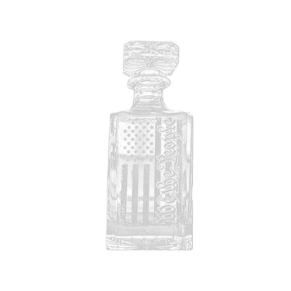 Whiskey Decanter 450Ml Glass Liquor Dispenser Spirits Decanter for Bourbons Scotchs Wine Storage Home Bar Gift