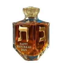 Whiskey Decanter Gift Set, Glass Alcohol Bottle, Unique Whiskey Bar and Party Decorations