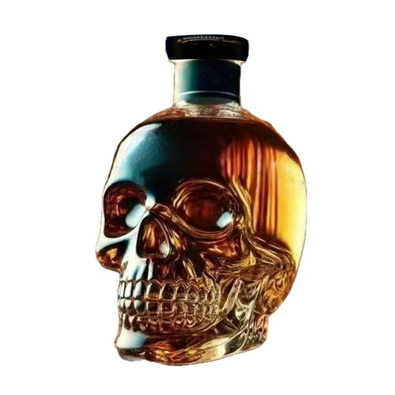 Whiskey Decanter, Skull Skeleton Decanter, Halloween Decor, Skeleton Decorations, Liquor Decanter Halloween Decorations