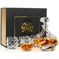 thumbnail image 1 of Whiskey Decanter and Glasses Set, KANARS 27 oz Crystal Liquor Decanter Set for Scotch Bourbon Irish Whisky, 1 of 6